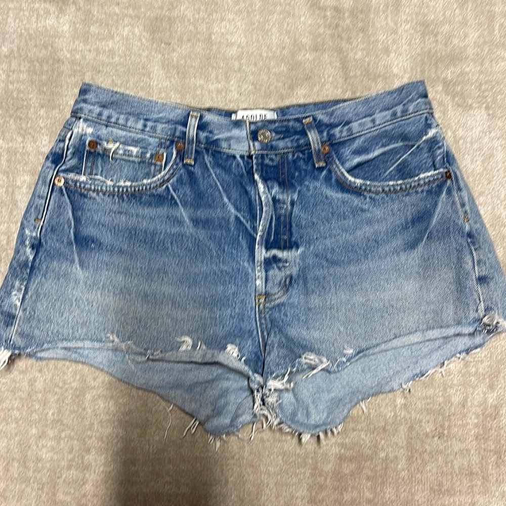 Agolde Parker button fly shorts